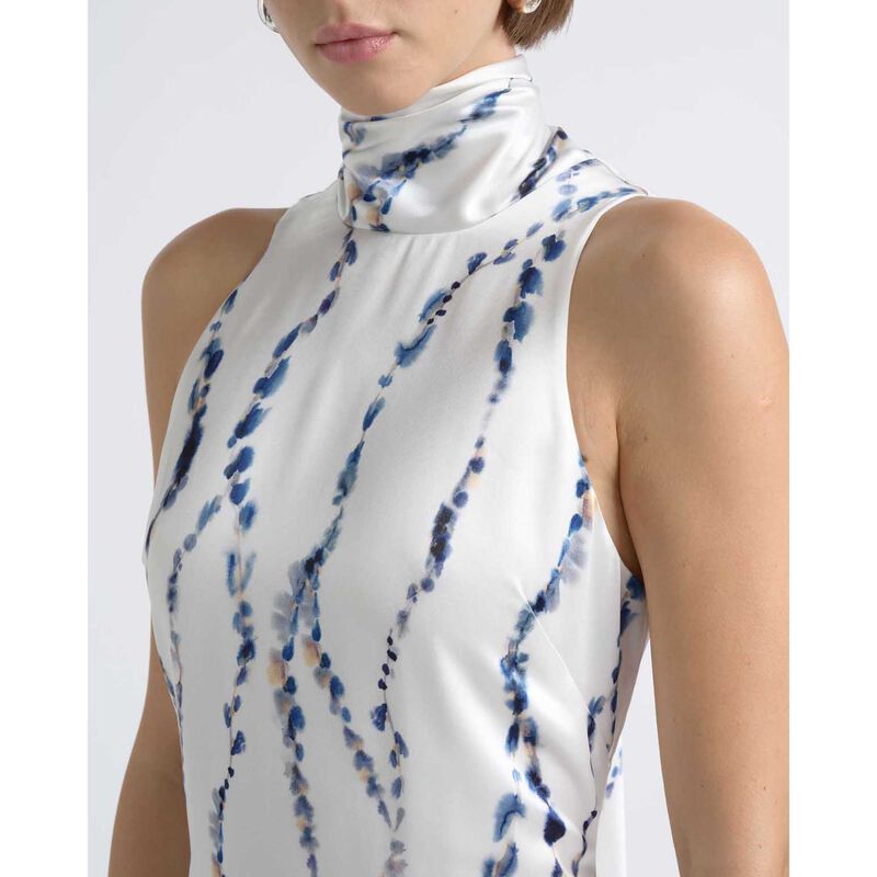 Cue Abstract Print Column Midi Dress image number 2